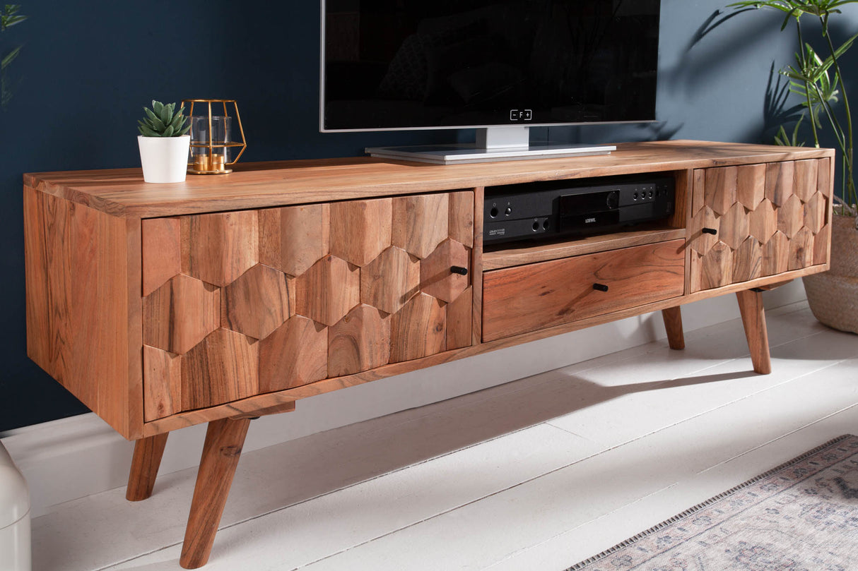 TV-Board MYSTIC LIVING 140cm acacia wood