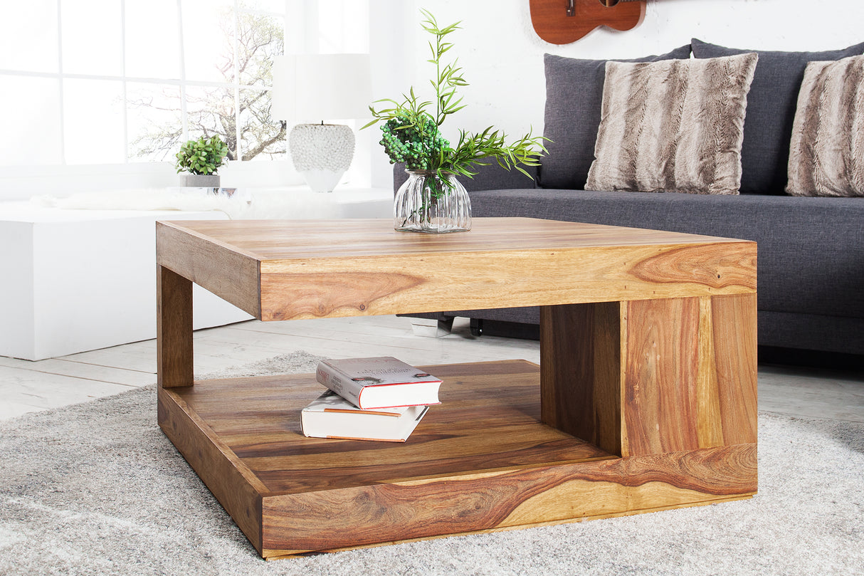 Couchtisch GIANT L 80x80cm Sheesham