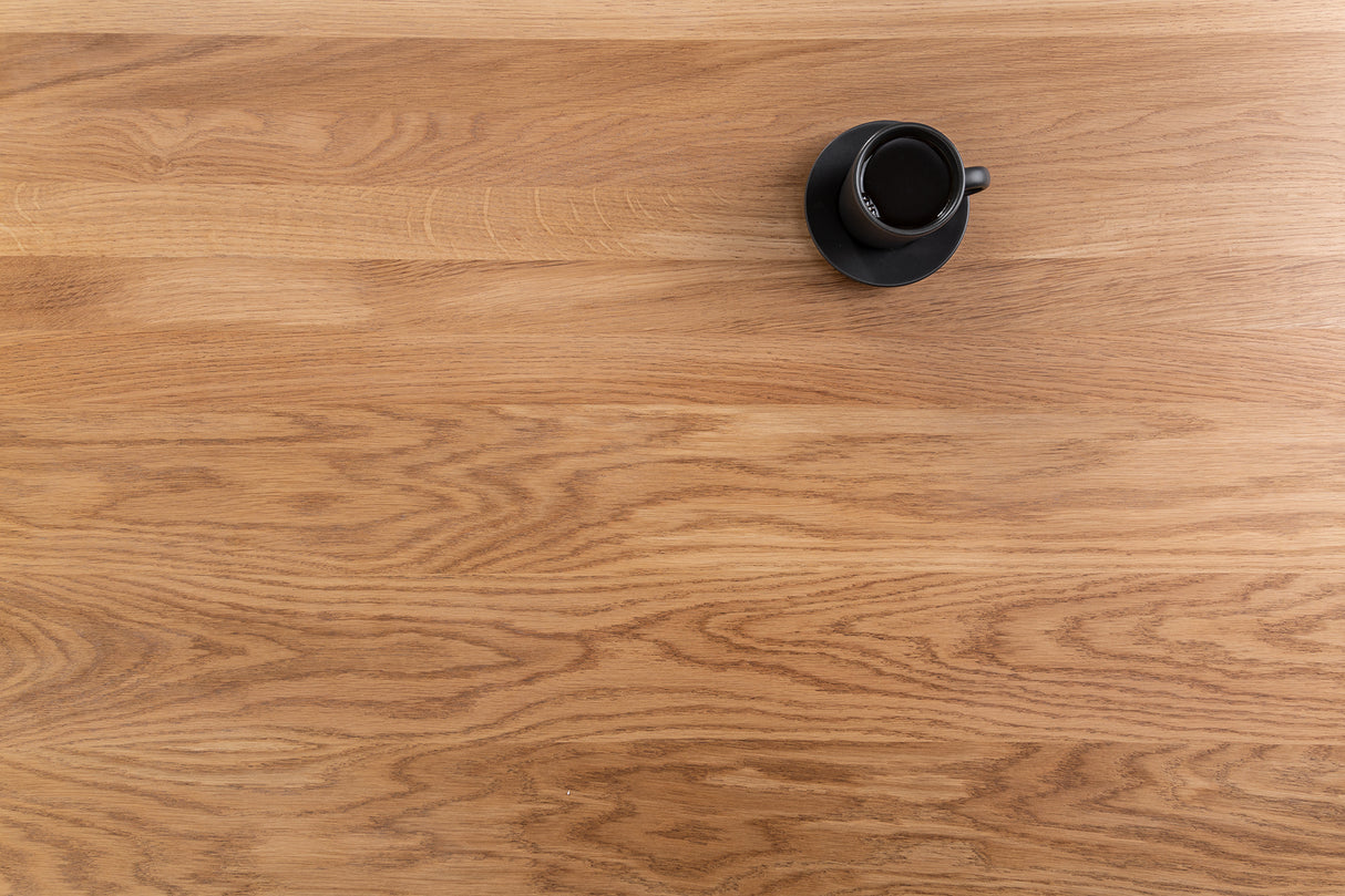 Coffee table APARTMENT 95cm oak and metal