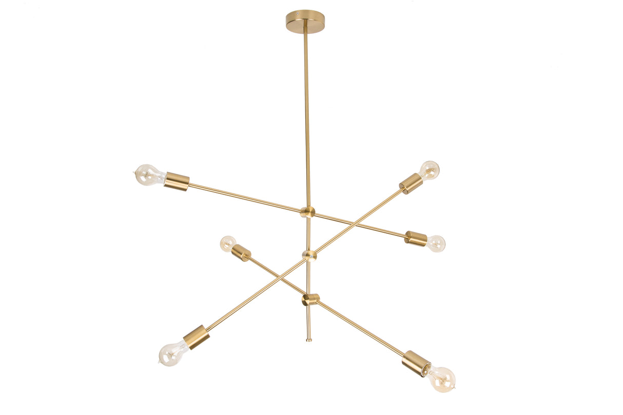 Pendant lamp VARIATION adjustable metal gold