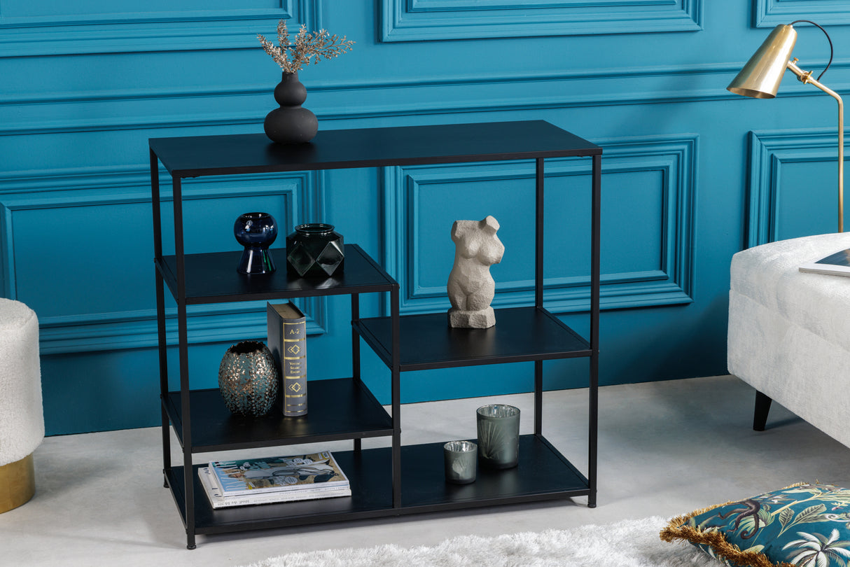 Shelf DURA STEEL 80cm powder-coated metal black