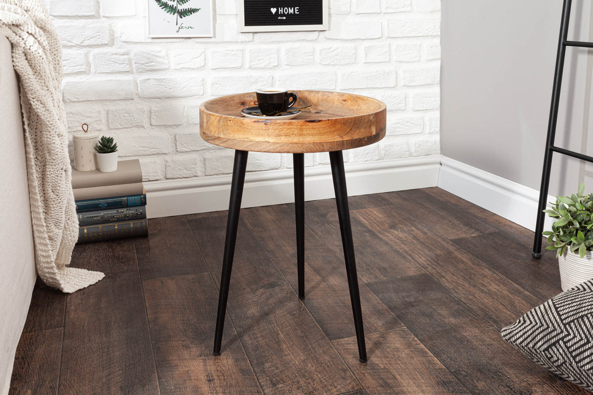 Beistelltisch PURE NATURE 35cm Mangoholz natur