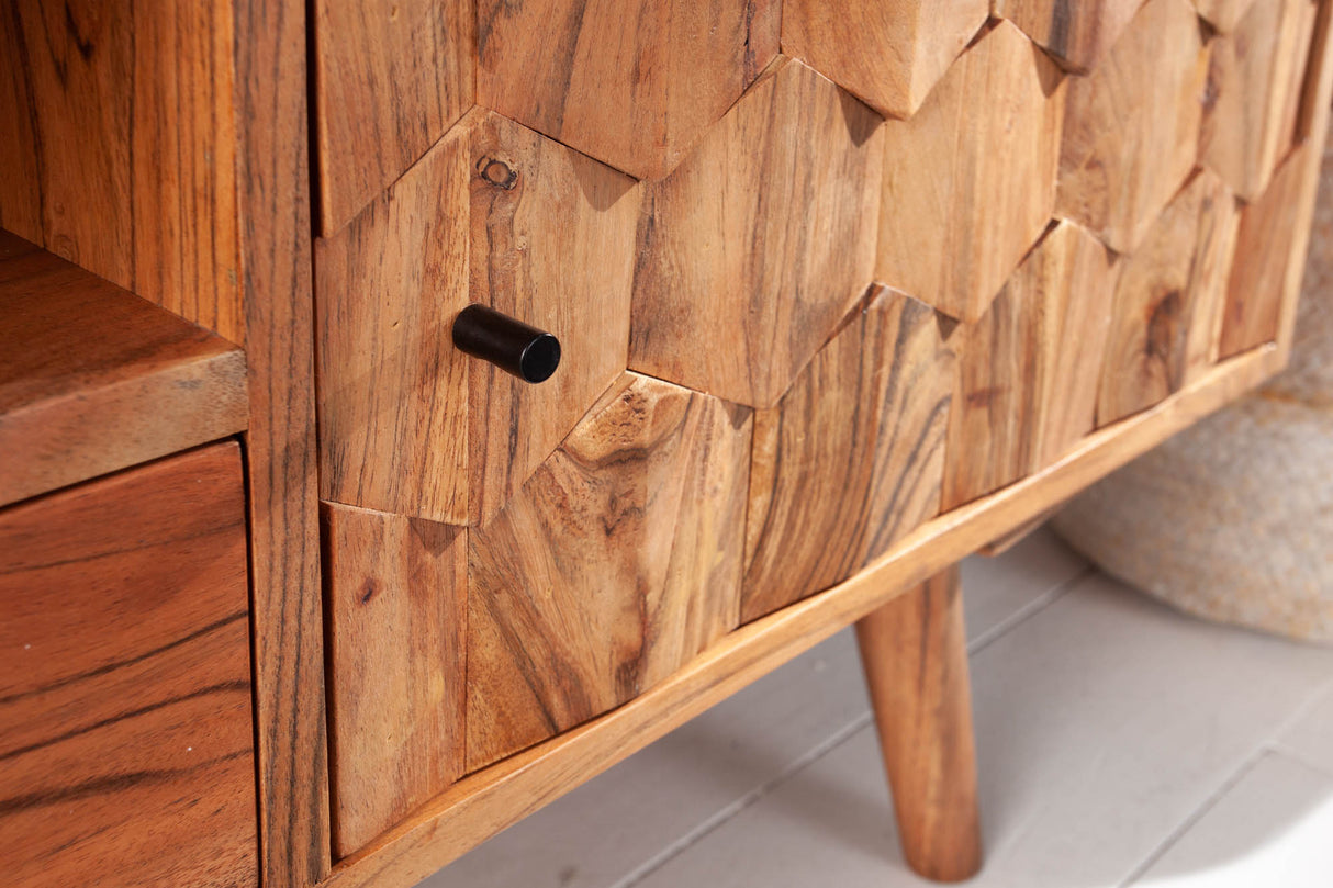 TV-Board MYSTIC LIVING 140cm acacia wood