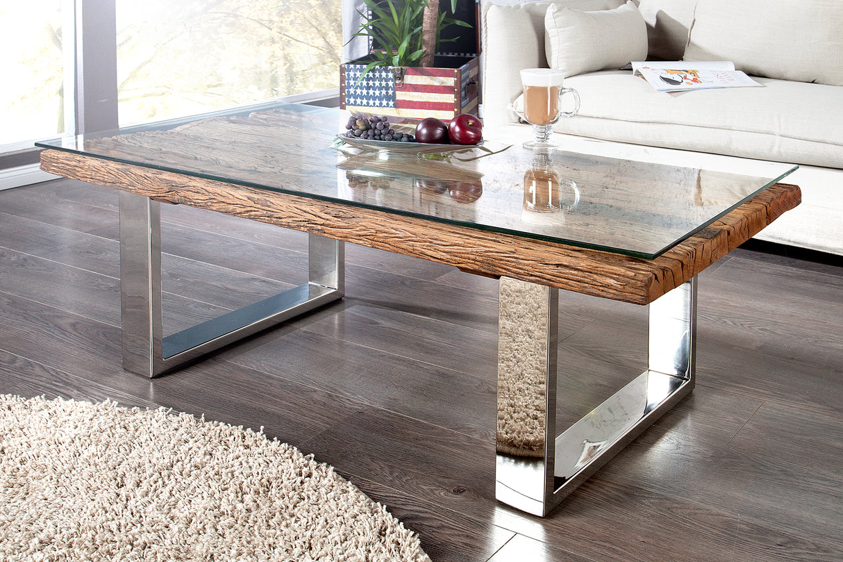 Glasplatte 110x60cm quadratisch für Couchtische 12mm gehärtetes Glas