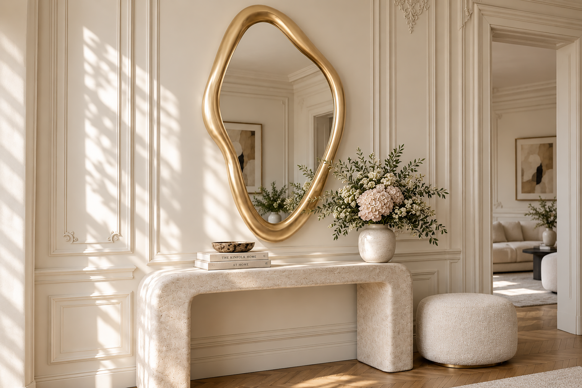 Wandspiegel MARQUISE 150 cm gold