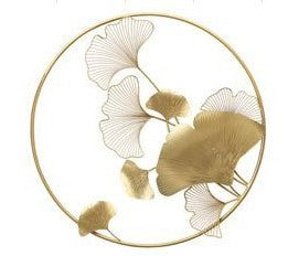 B-Wall decoration GINKGO 70cm gold