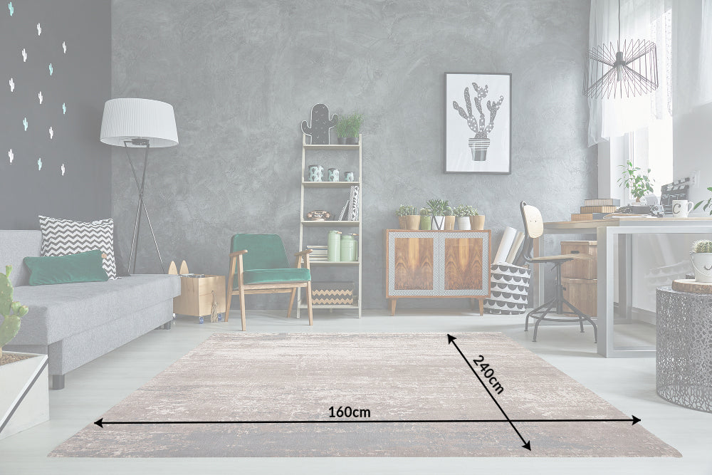 Teppich MODERN ART 240x160cm grau beige