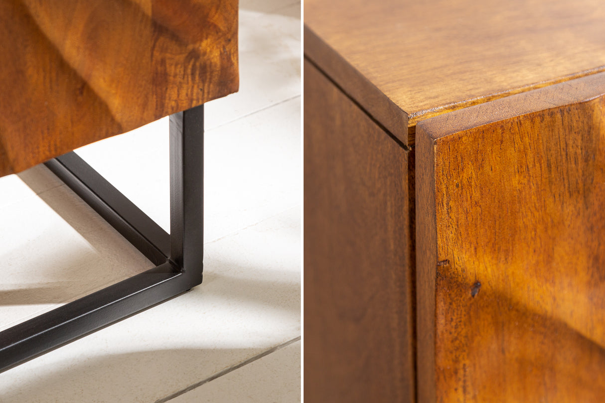 Highboard SCORPION 120cm 3D mango brown