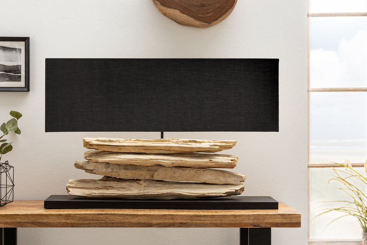 Table lamp RIVERINE driftwood black
