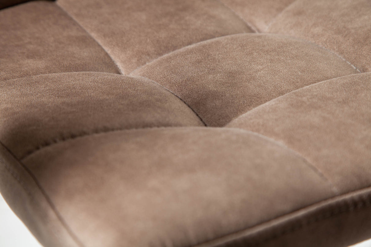 Stuhl MODENA Mikrofaser antik taupe