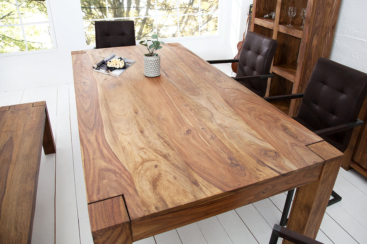 Esstisch MAKASSAR 200cm Sheesham-Holz