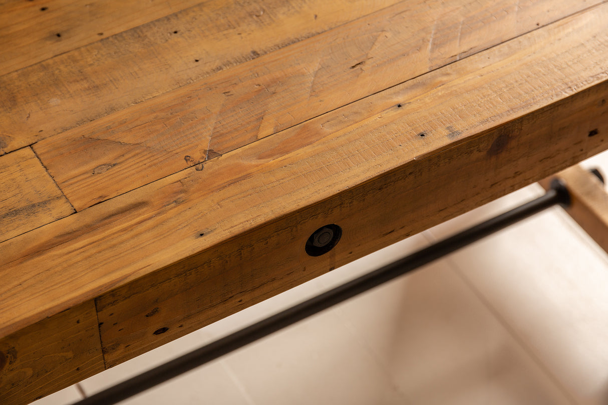 Bank FINCA 165cm Kiefernholz vintage braun
