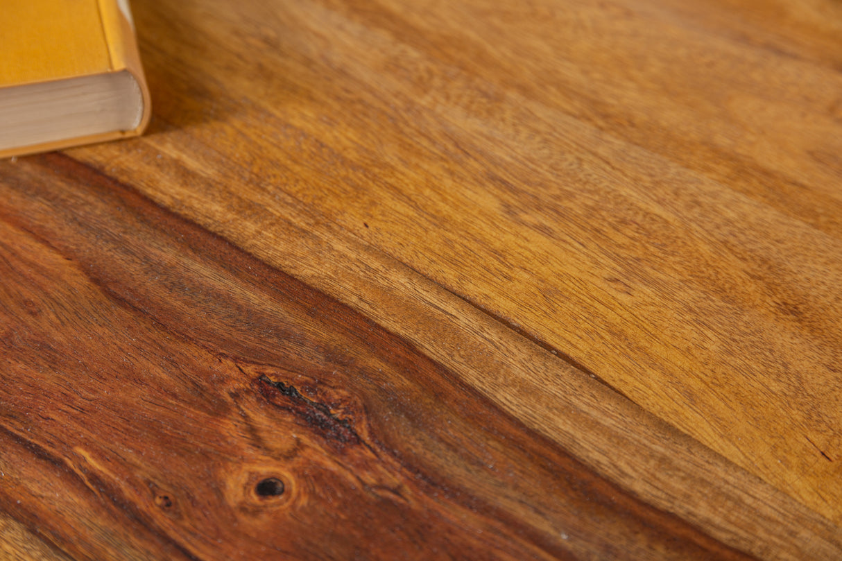 Dining table MAKASSAR Ø 120cm round sheesham wood natural