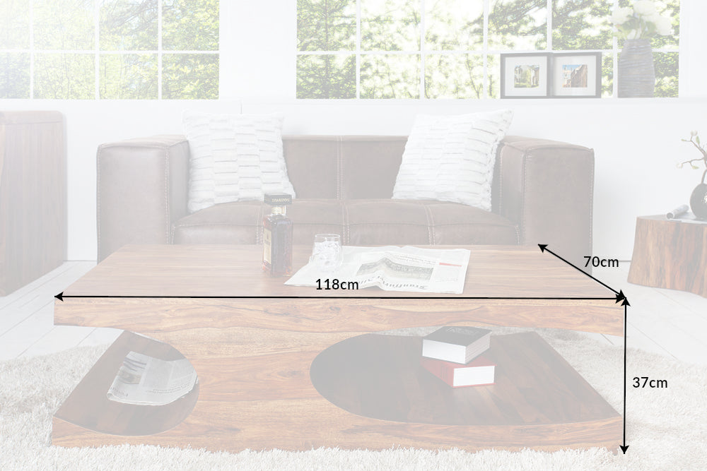 Couchtisch GOA 120cm Sheesham Holz