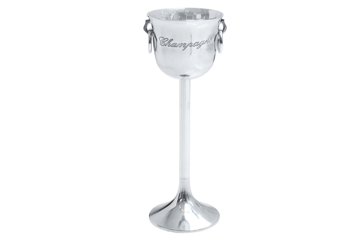 Sektkühler CHAMPAGNE 75cm silber Aluminium