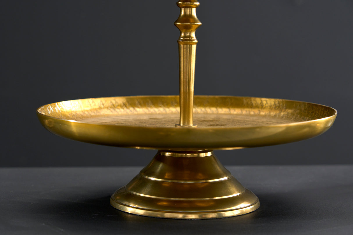 Etagere ORIENT 50cm 3 Tabletts gold