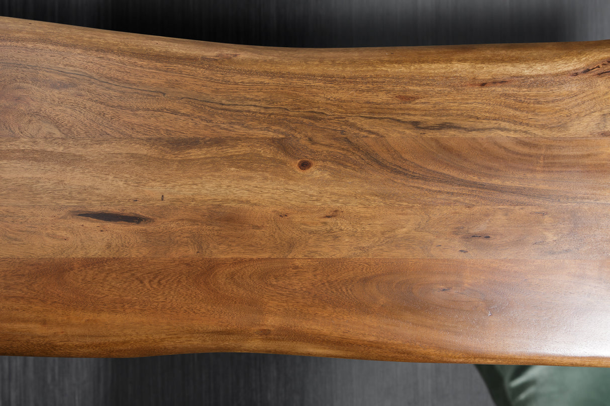 Bench MAMMUT 200cm U-legs 35mm massive acacia wood