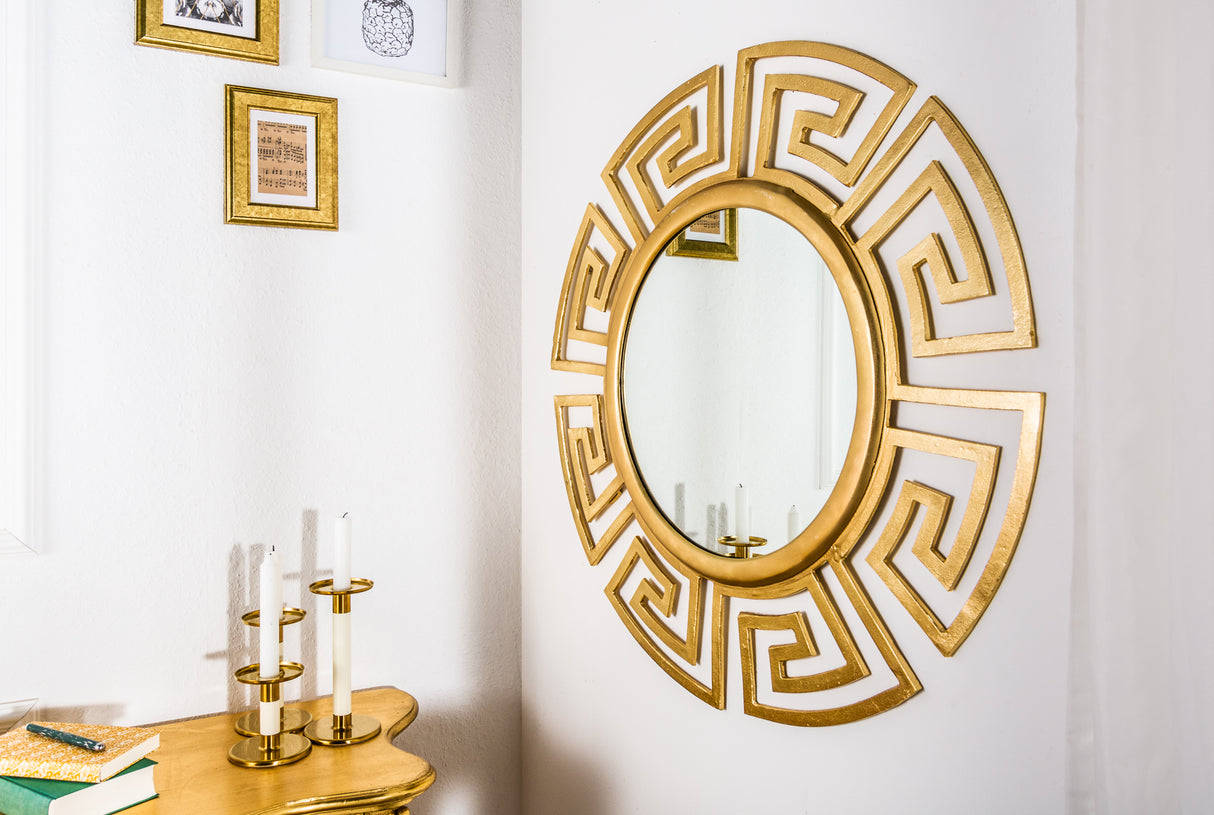 Wall mirror EUPHORIA 85cm gold