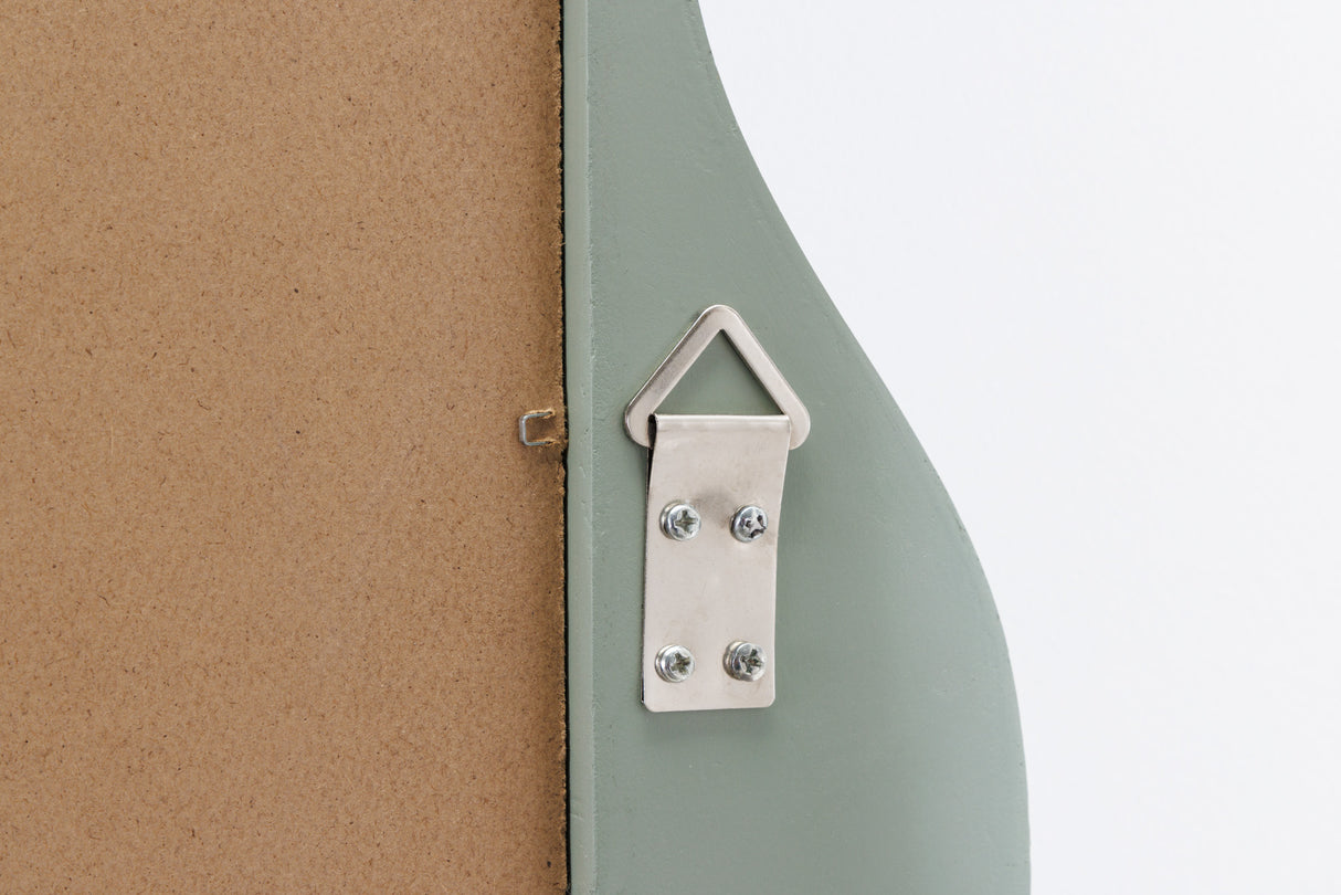 Wall mirror CURVY 160cm sage green