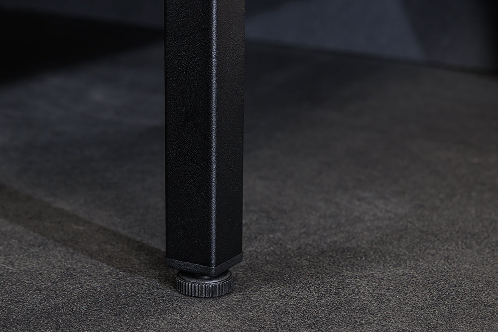 Display cabinet AMSTERDAM 180cm ribbed glass black