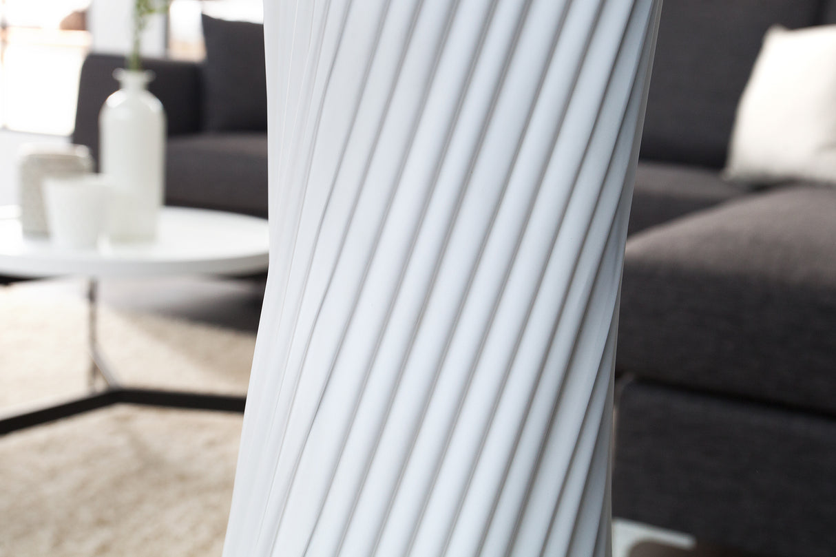Floor lamp PARIS 120cm helix shaped white