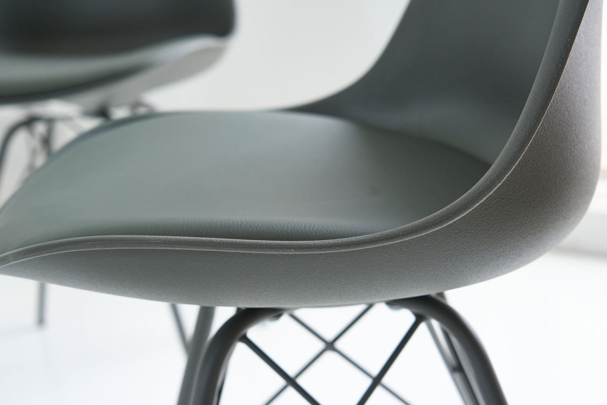 Chair SCANDINAVIA MASTERPIECE artificial leather grey
