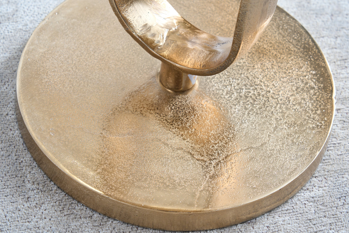 Beistelltisch ELEGANCE 60cm handgefertigt gold
