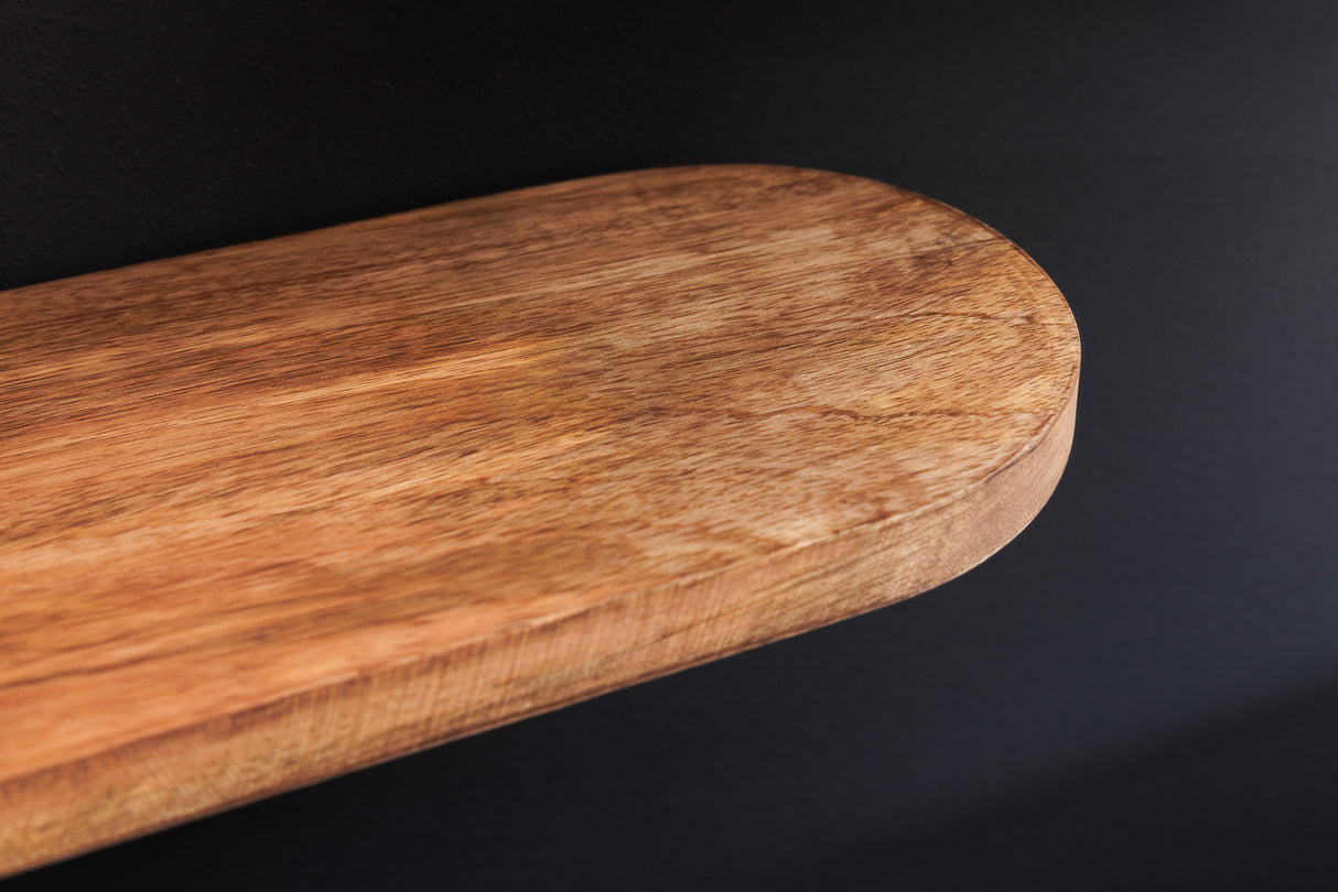 Wall shelf PURE NATURE 40-60cm set of 2 mango wood