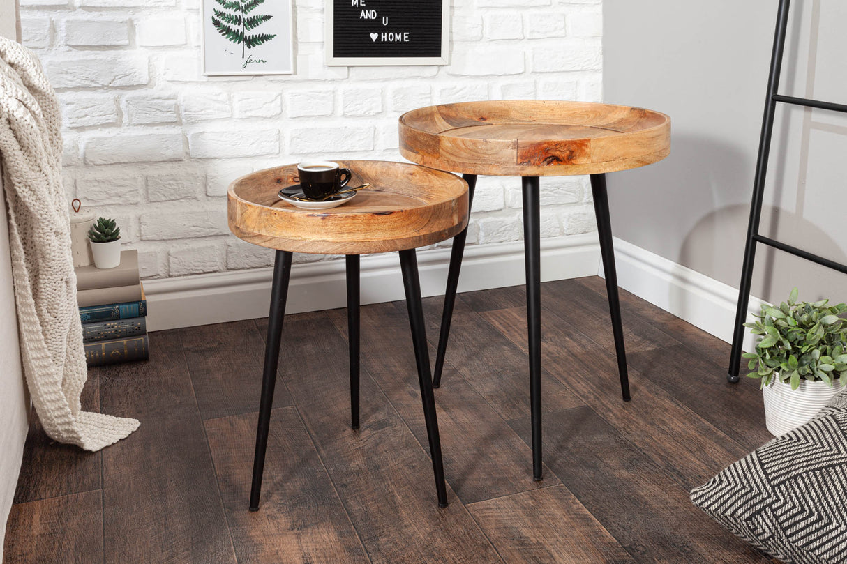Beistelltisch PURE NATURE 35cm Mangoholz natur