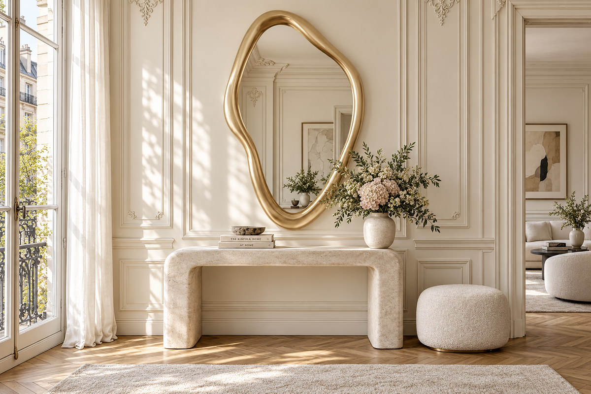 Wandspiegel MARQUISE 150 cm gold