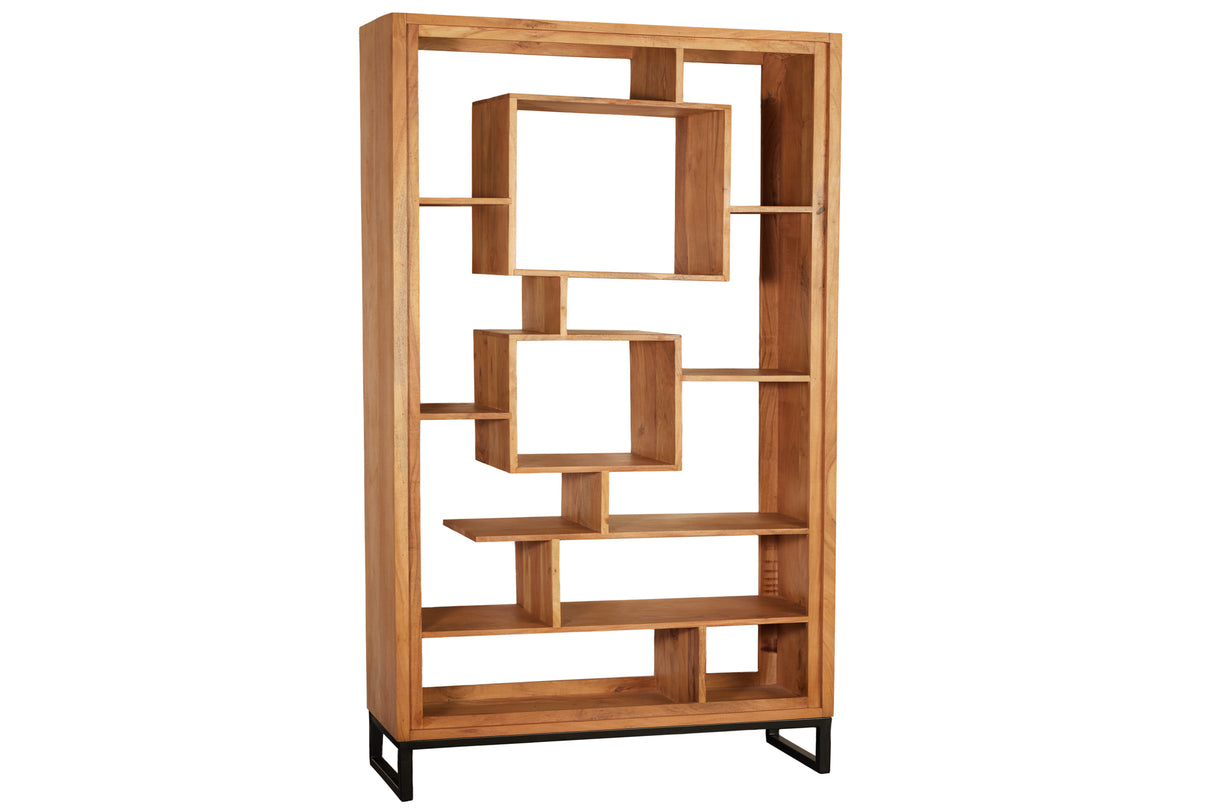 Shelf CUBUS 190x88cm acacia wood honey finish