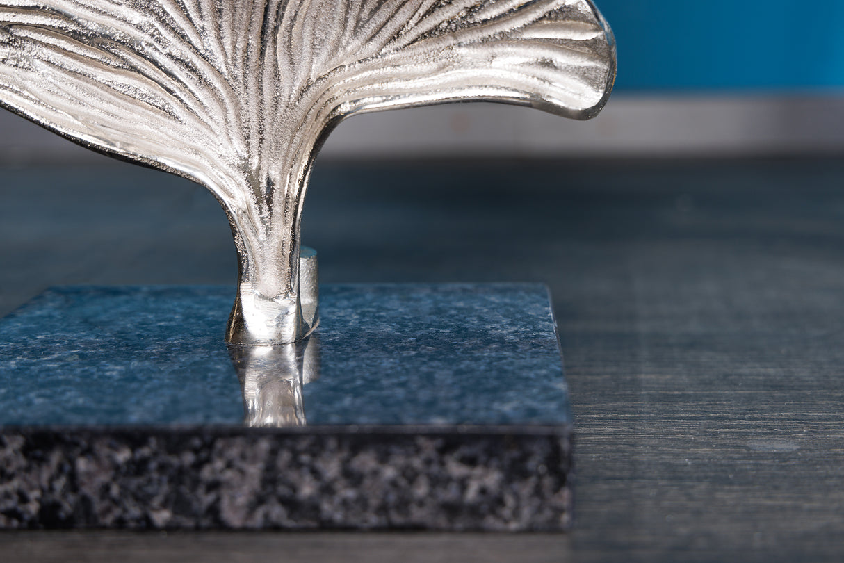 Stehleuchte GINKGO 95cm silber ohne Schirm