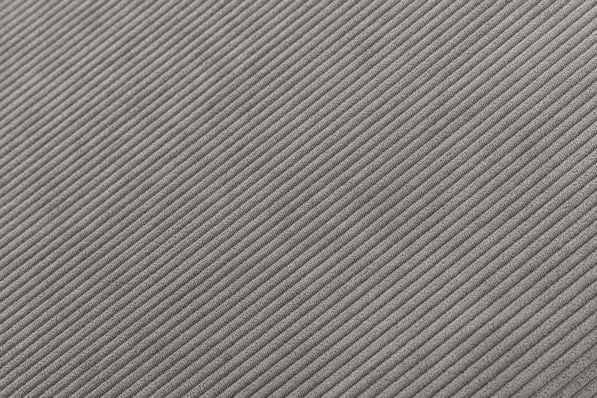 Sofa bed APARTMENT 215cm 3-seater cord grey w/ storage space