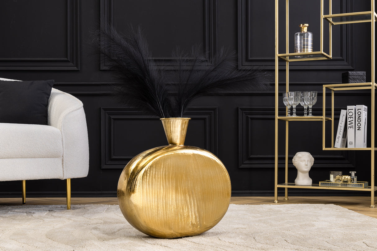 Vase ORIENT XL 65cm Hammerschlageffekt gold