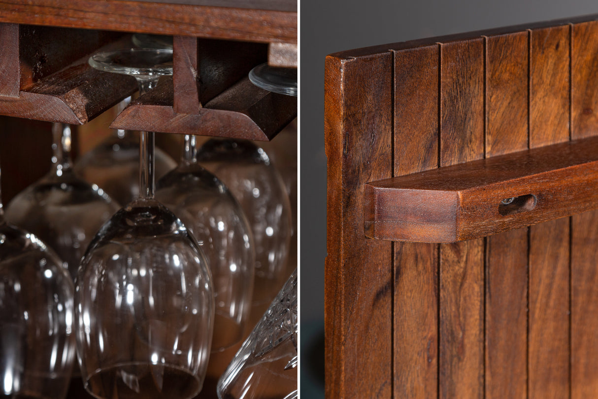 Barschrank MYSTIC LIVING 75cm Akazienholz