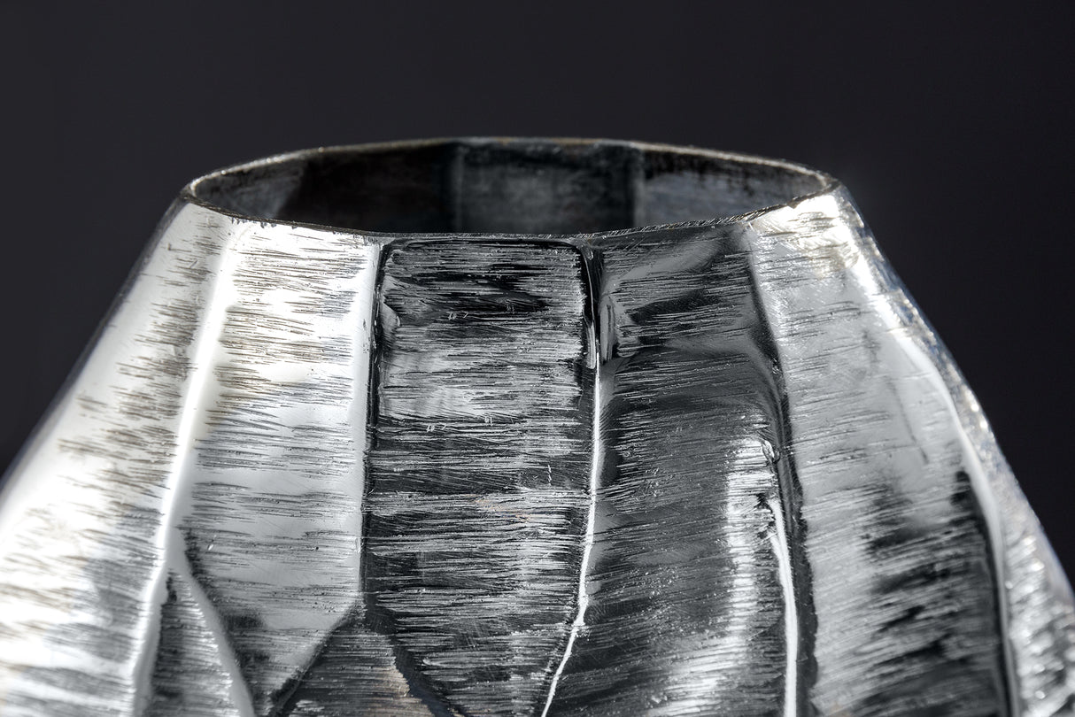 Vase ORGANIC ORIENT 45cm silber