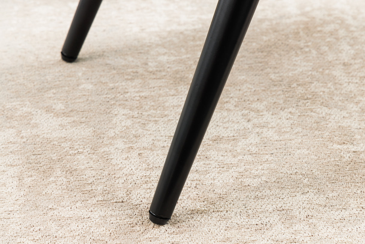 Stool SCANDINAVIA 40cm bouclé champagne greige