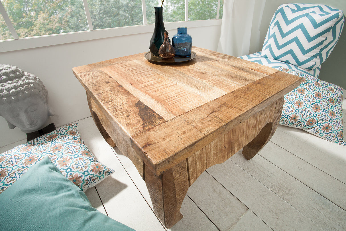 Coffee table OPIUM ANTIQUE 60cm mango wood