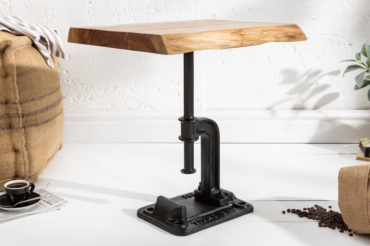 Beistelltisch FACTORY 45cm Akazie massiv 35mm Holz