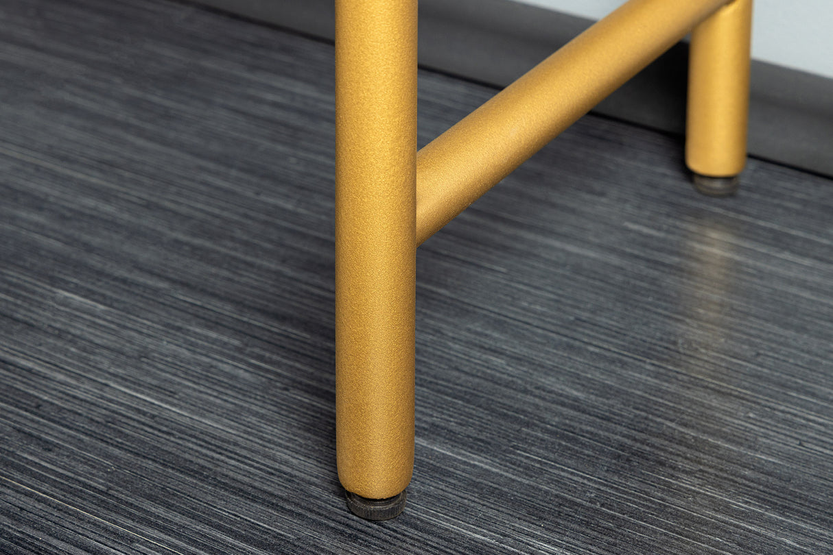 Highboard LION 140cm 3D mango wood black golden frame