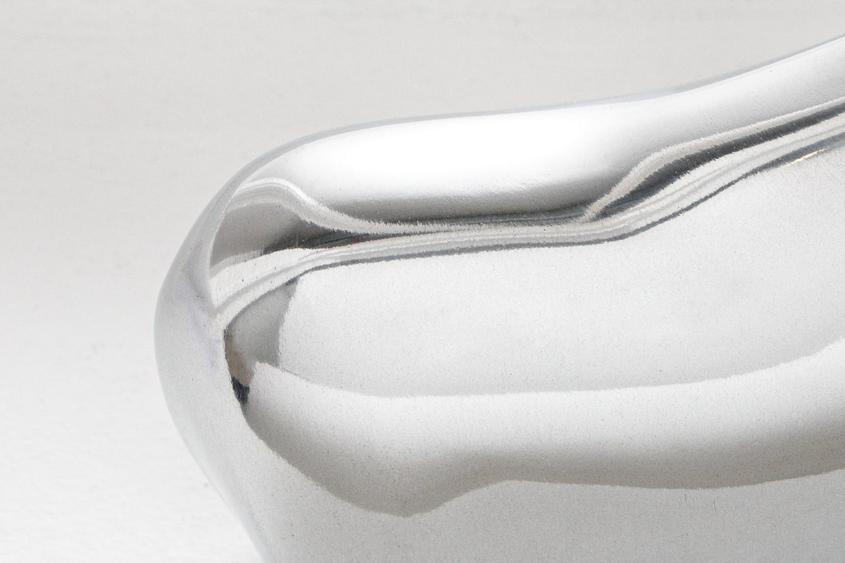 Paperweight BIG BULL aluminium silver