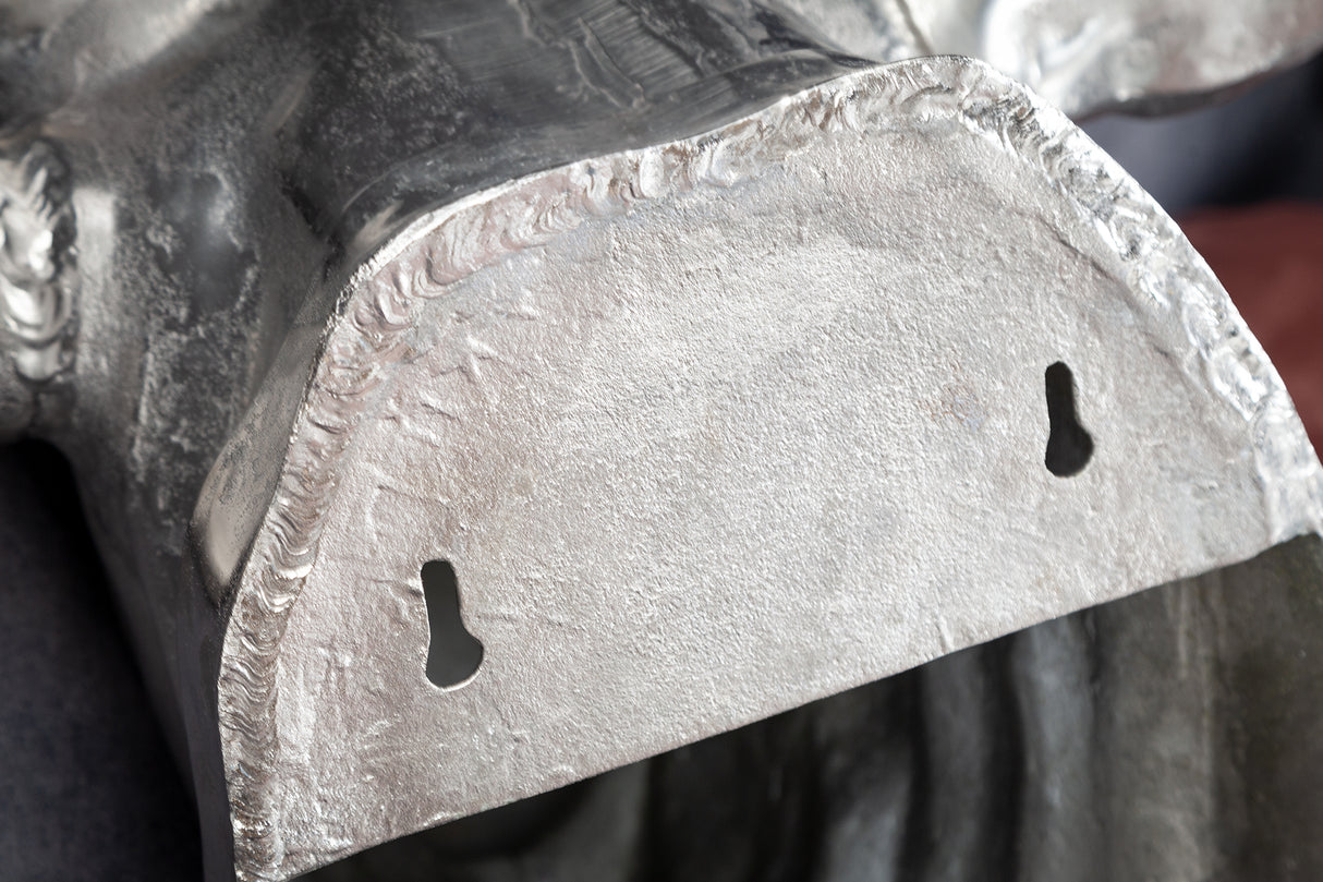Wanddeko Stierkopf TORERO 65cm silber