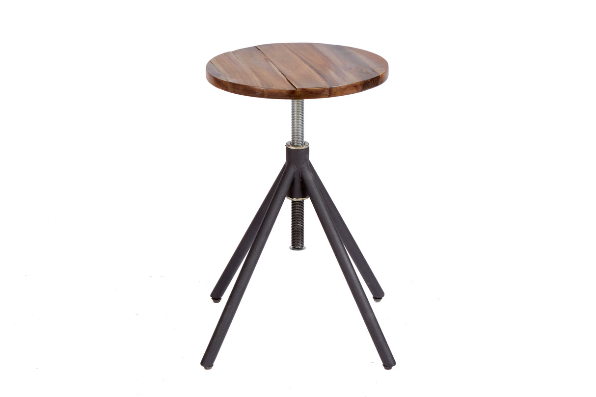 Stool FACTORY 38-60 cm acacia wood