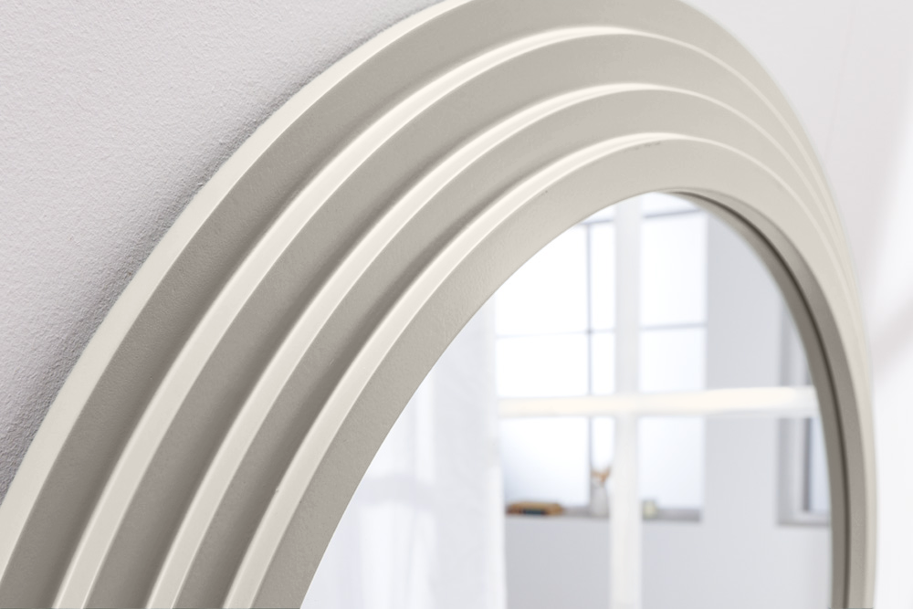 Wandspiegel ART DECO 160cm weiß
