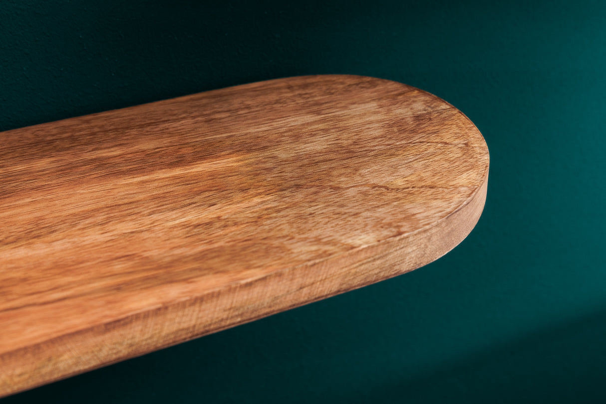 Wall shelf PURE NATURE 40-60cm set of 2 mango wood