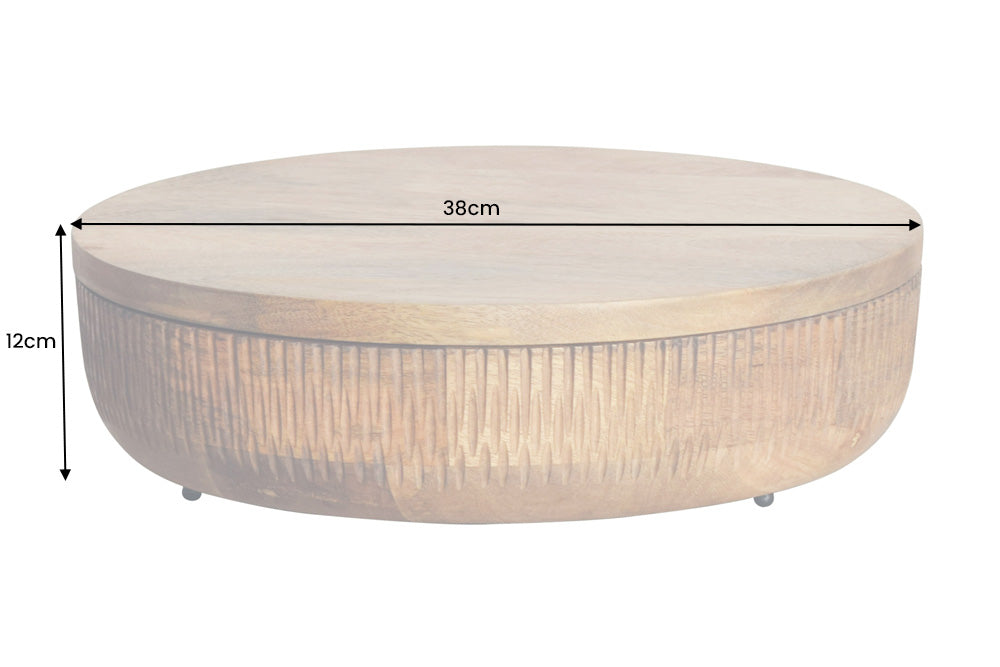 Schüssel PURE NATURE mit Deckel 40cm Mangoholz