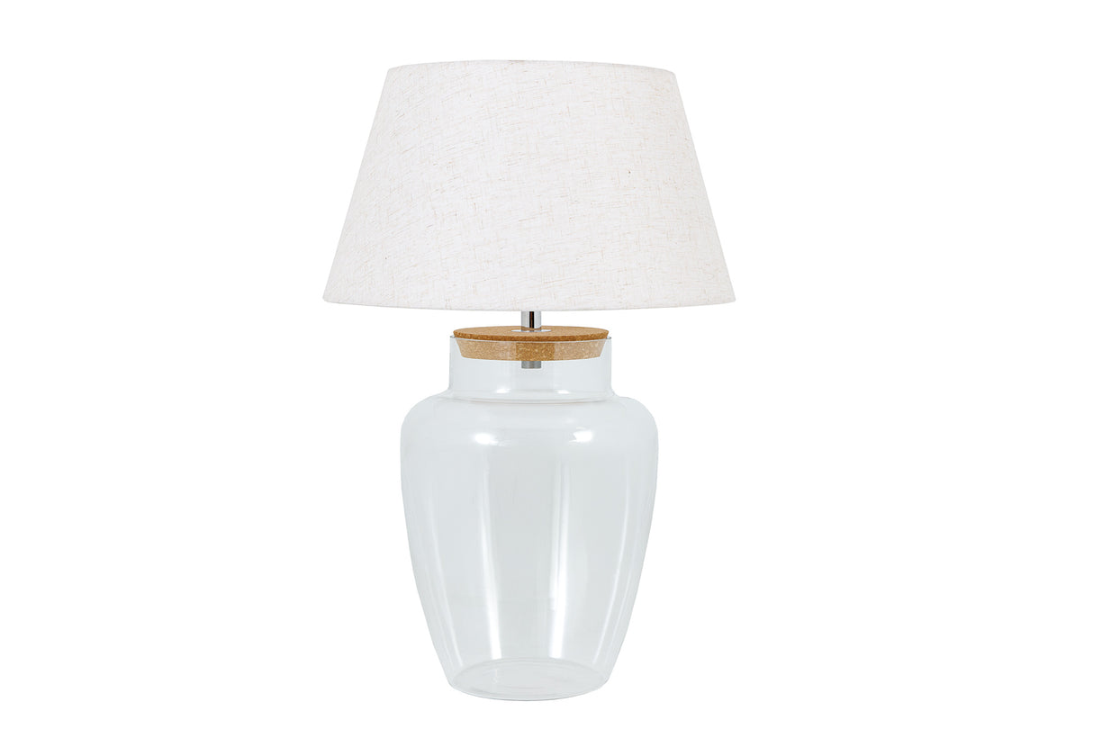Table lamp CLASSICO 80cm glass fillable