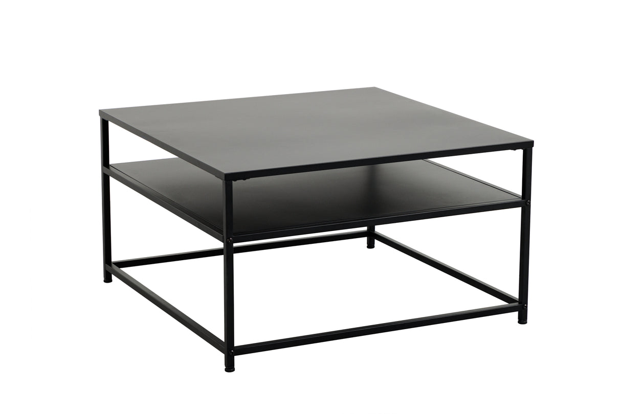 Couchtisch DURA STEEL 70cm pulverbeschichtetes Metall schwarz