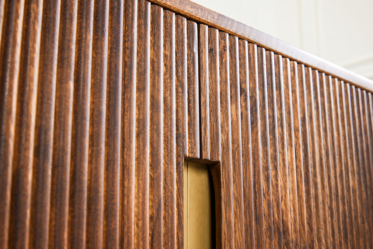 TV-Board GATSBY 160cm Retro-Stil Mango-Gold