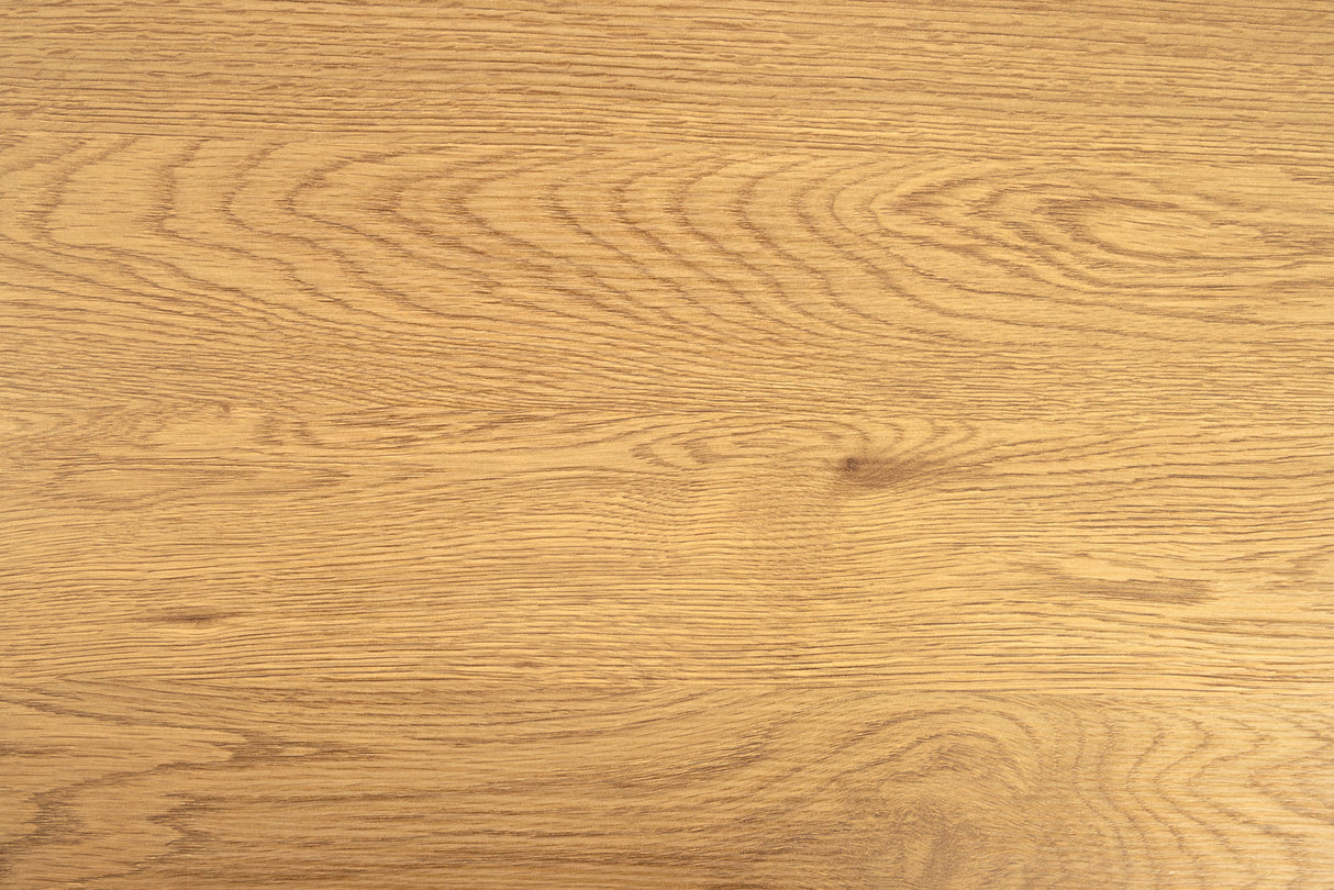 Dining table APARTMENT 140cm natural wild oak wood look w/ black metal frame